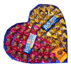 Coração com chocolate G